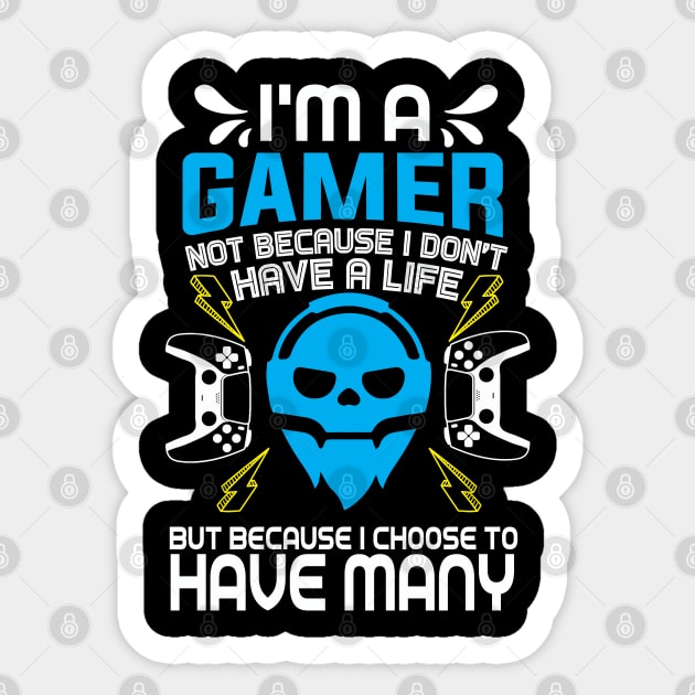 I'm Gamer have many Sticker by HassibDesign